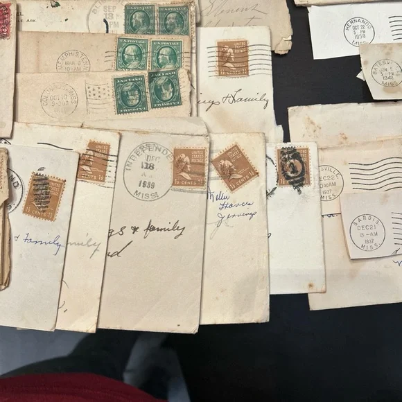 Vintage Stamped Envelopes Collection lot of 106 postmarked 1902-1960 - Picture 13 of 15